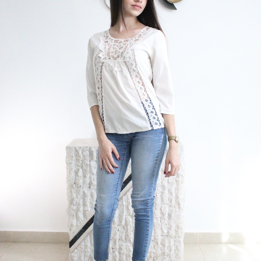 White Elegant Blouse